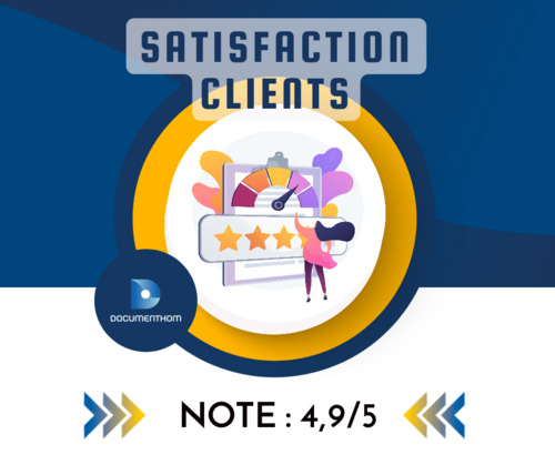 Satisfaction clients 2023 Documenthom